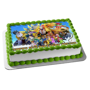 Digimon Agumon Tai Kamiya Gatomon Edible Cake Topper Image ABPID05534