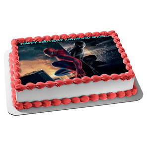 Spider-Man 3 Edible Cake Topper Image ABPID06954