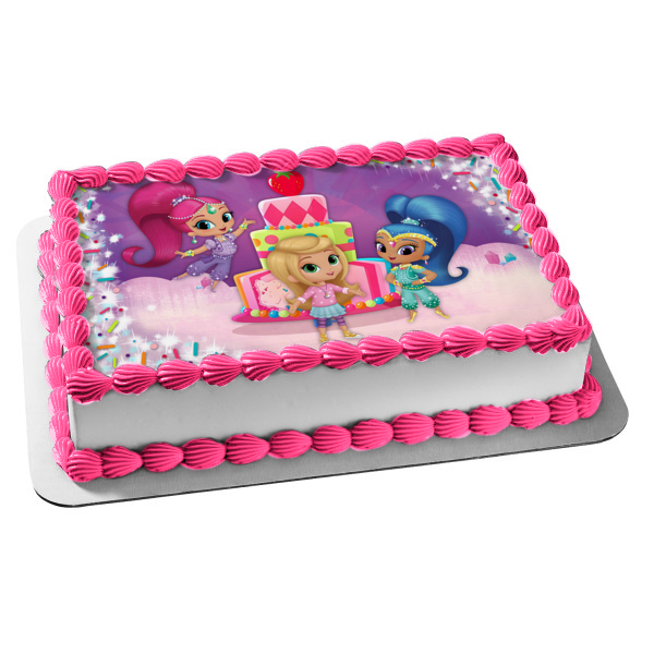 Shimmer and Shine (Nr2) - Edible Cake Topper OR Cupcake Topper