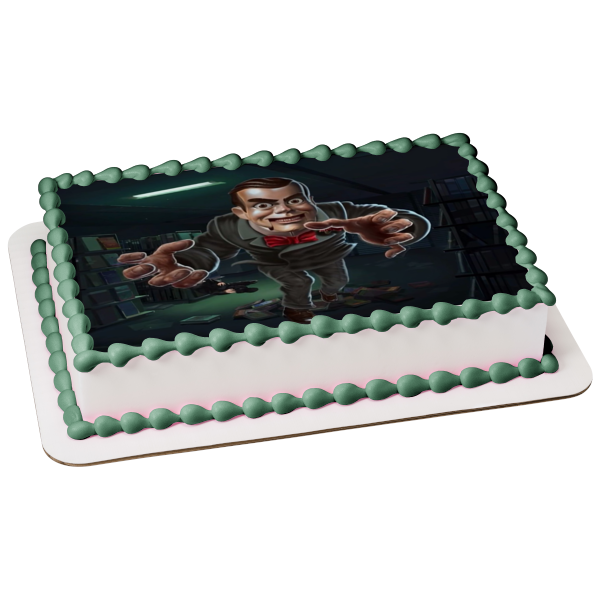 Goosebumps Haunted Halloween R.L. Stein Edible Cake Topper Image ABPID03984