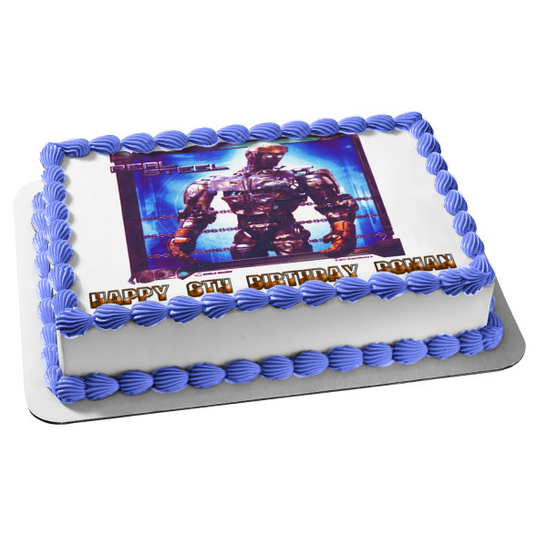 Real Steel Championship Robot Edible Cake Topper Image ABPID07458