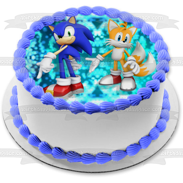 Sonic the Hedgehog Miles 'Tails' Prower Edible Cake Topper Image ABPID01258