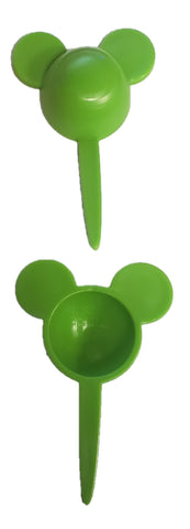 Green Mickey Mouse Cupcake Picks (12 pieces)