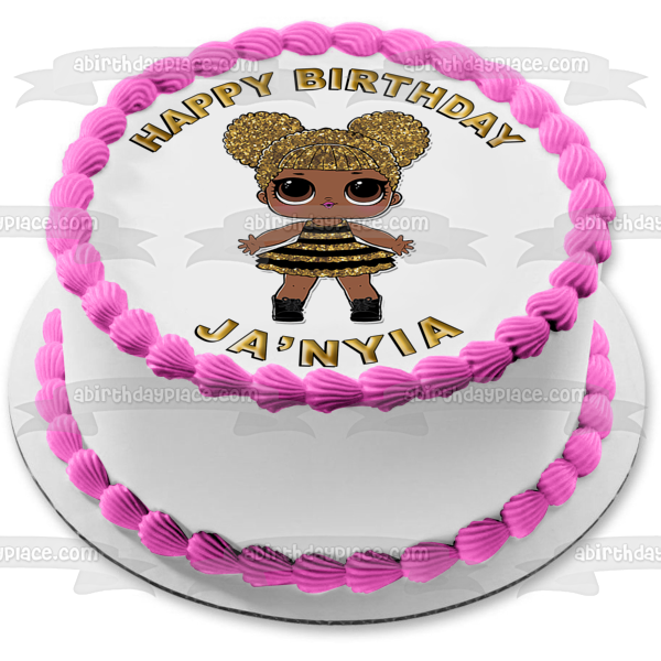 LOL Surprise Queen Bee Edible Cake Topper Image ABPID49620