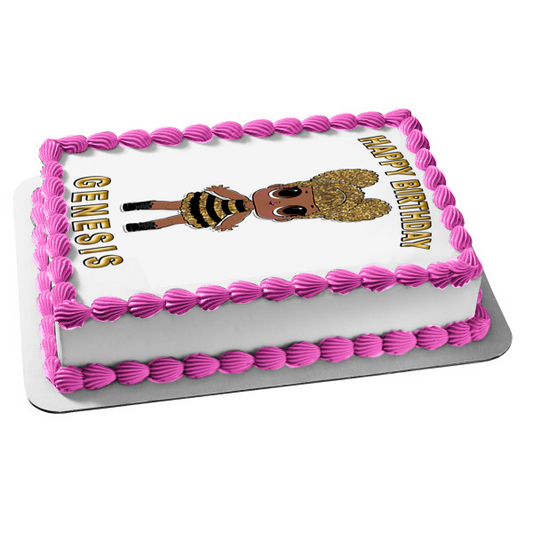 LOL Surprise Queen Bee Edible Cake Topper Image ABPID49620