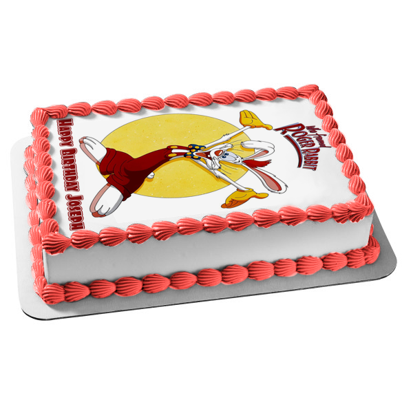Quién enmarcó a Roger Rabbit Póster comestible para decoración de tart ...