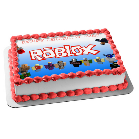 Roblox Assorted Characters Children's Books Edible Cake Topper Image A – A  Birthday Place
