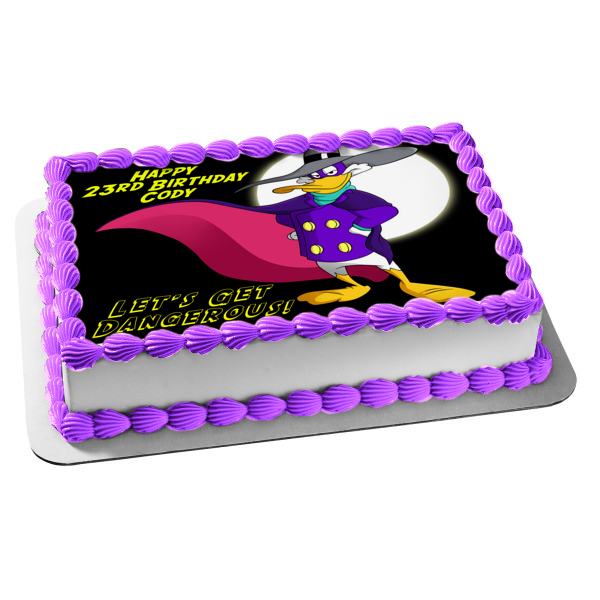 Darkwing Duck Disney Edible Cake Topper Image ABPID00840