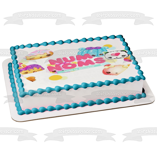 Num Noms Smell so Delicious Various Characters Edible Cake Topper Image ABPID04123