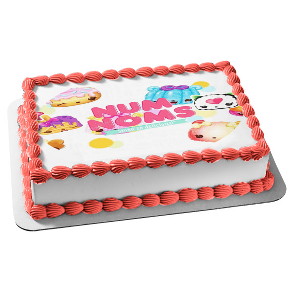 Num Noms Smell so Delicious Various Characters Edible Cake Topper Image ABPID04123