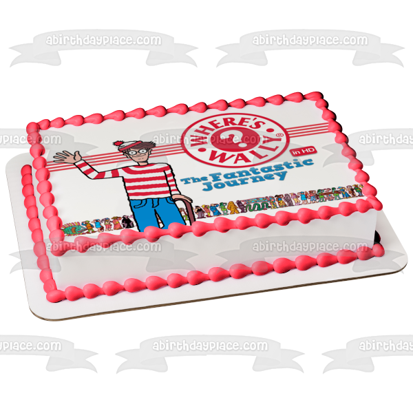 Where's Wally Where's Waldo the Fantastic Journey Assorted Characters Edible Cake Topper Image ABPID04206