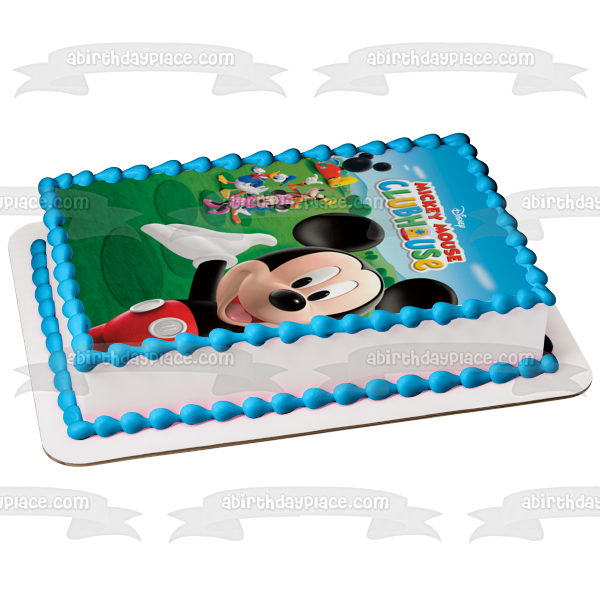 Mickey Mouse Clubhouse Minnie Goofy Abd Donald Edible Cake Topper Image ABPID04223
