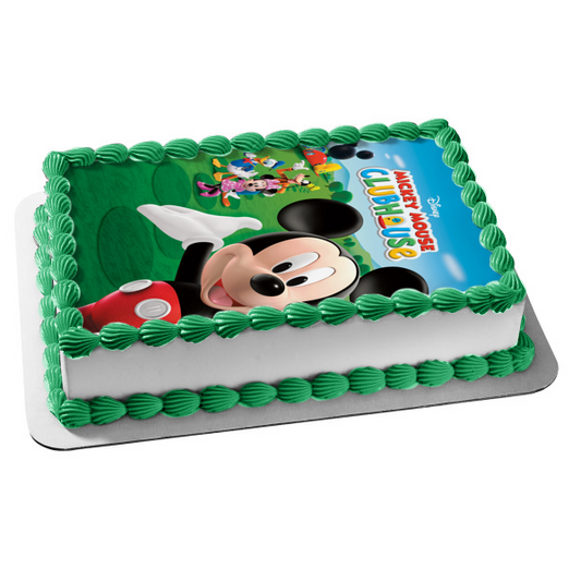 Mickey Mouse Clubhouse Minnie Goofy Abd Donald Edible Cake Topper Image ABPID04223