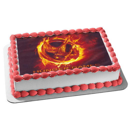 The Hunger Game May the Odds Be Ever In Your Favor Edible Cake Topper Image ABPID04228