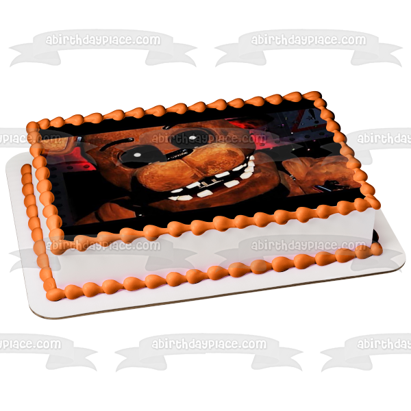 Five Nights at Freddy's Freddy Fazbear Edible Cake Topper Image