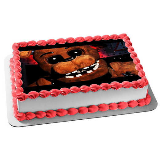 Five Nights at Freddy's Freddy Fazbear Edible Cake Topper Image ABPID04276