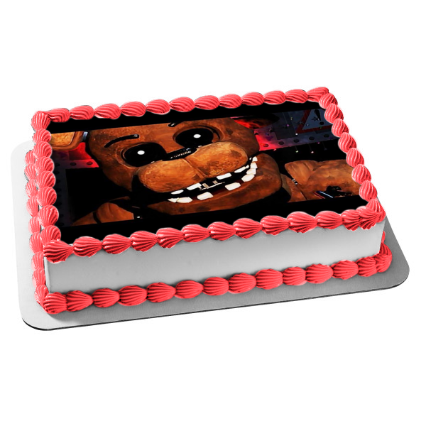 FIVE NIGHTS AT FREDDY'S Edible Cake topper image Party decoration