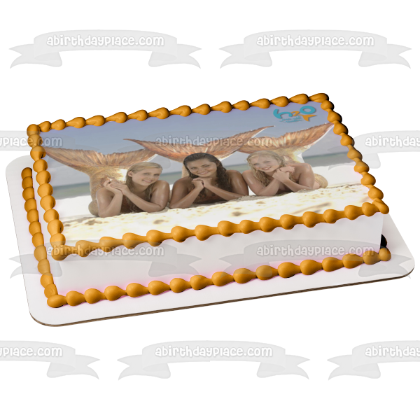 H20 Just Add Water Mermaids Edible Cake Topper Image ABPID04320