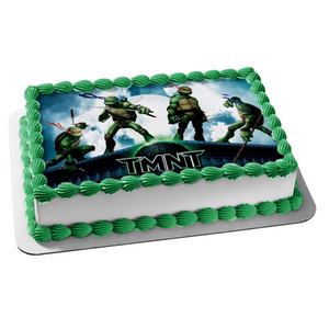 Teenage Mutant Ninja Turtles Tmnt Leonardo Donatello Raphael Michelangelo Edible Cake Topper Image ABPID04382