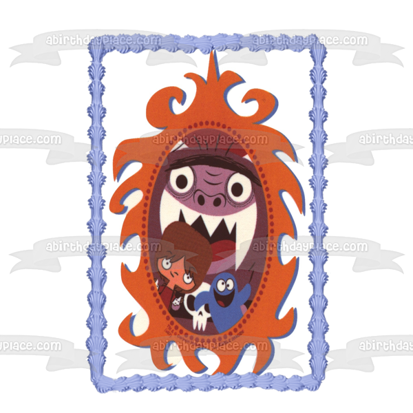 Foster's Home for Imaginary Friends Mac Bloo and Eduardo Edible Cake Topper Image ABPID04383