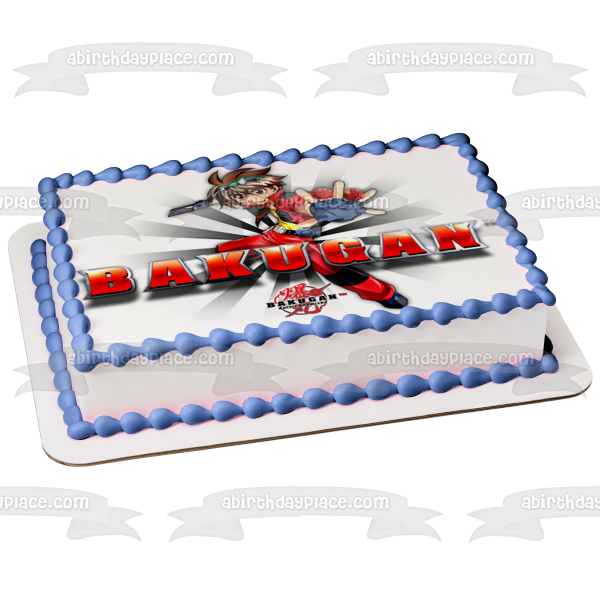 Bakugan Battle Brawlers Dan Kuso Edible Cake Topper Image ABPID04563