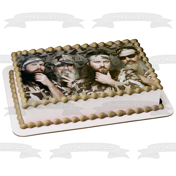 Duck Dynasty Phil Willie Si and Jep Robertson Edible Cake Topper Image ABPID04683