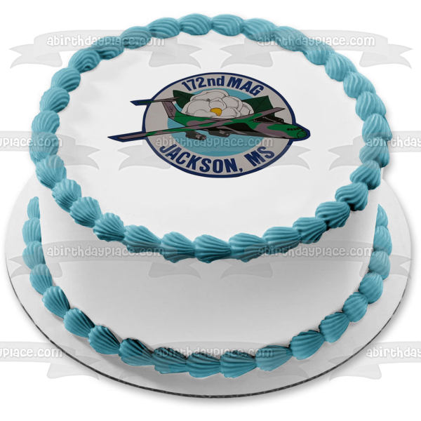 172nd Mag Jackson, Mississippi US Military Edible Cake Topper Image ABPID04833