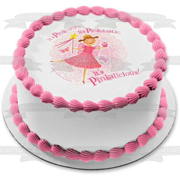 It's Pinkerrific, It's Pinkatastic, It's Pinkalicious Victoria Kann Edible Cake Topper Image ABPID04854