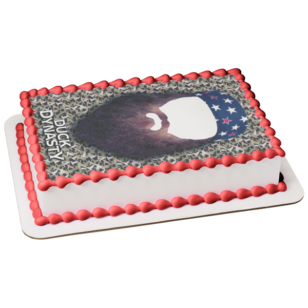 Duck Dynasty Willie Jess Robertson Face Frame Custom Image Edible Cake Topper Image Frame ABPID04951