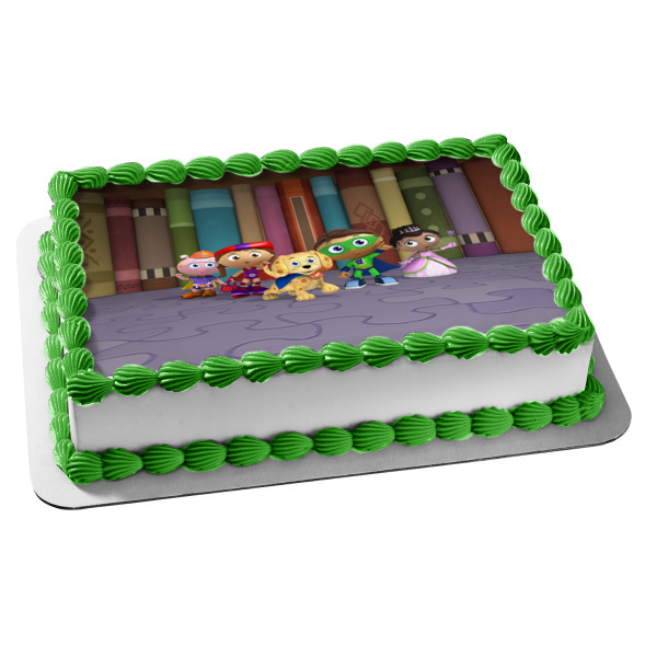 Super Why Woofster Princess Presto Edible Cake Topper Image ABPID05005