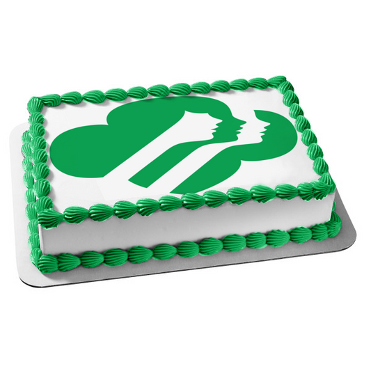 Girl Scouts of America Emblem Edible Cake Topper Image ABPID05007