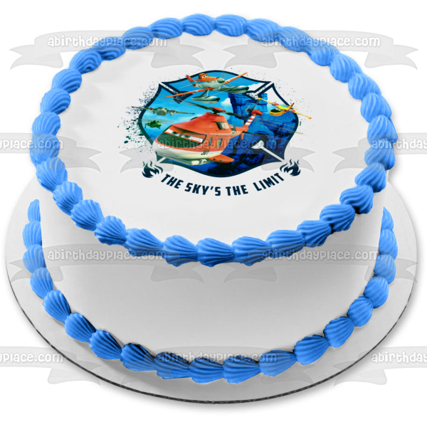 Planes Blade Ranger Dusty Crophopper and Ishani Edible Cake Topper Image ABPID05104