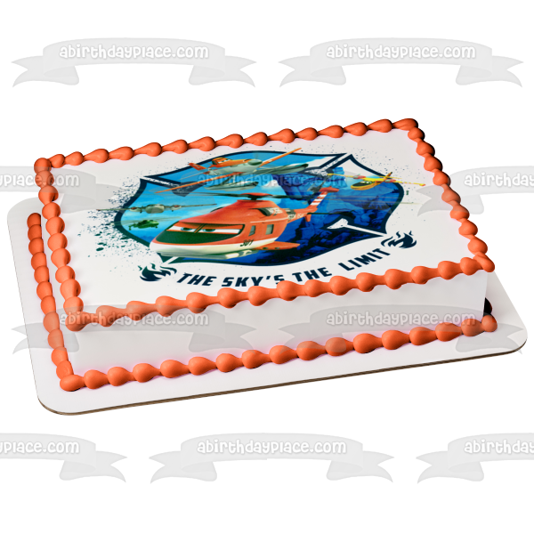 Planes Blade Ranger Dusty Crophopper and Ishani Edible Cake Topper Image ABPID05104