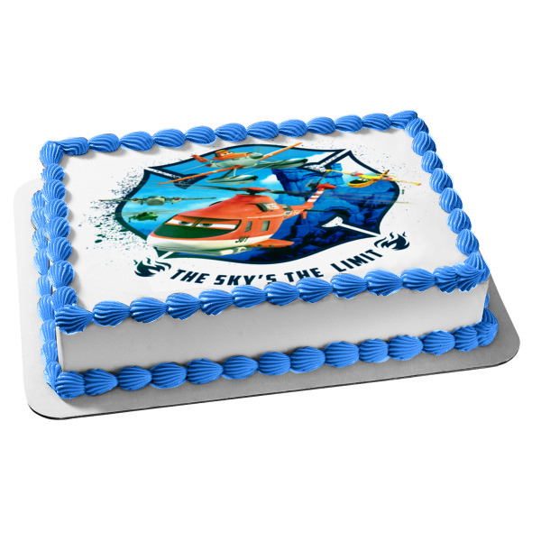 Planes Blade Ranger Dusty Crophopper and Ishani Edible Cake Topper Image ABPID05104