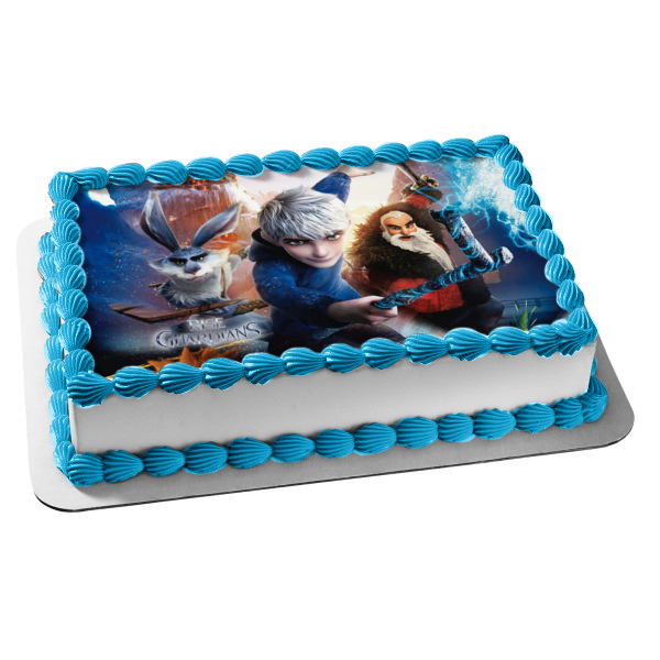 Rise of the Guardians Jack Frost E. Aster Bunnymynd Nicholas St. North Edible Cake Topper Image ABPID05117