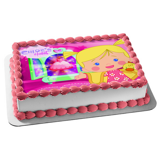 Chloe's Closet Chloe Lovely Carrot Edible Cake Topper Image ABPID05147