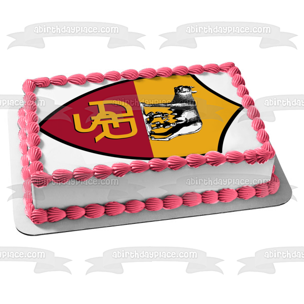 A.S. Roma Logo Professional Football Club Edible Cake Topper Image ABPID05434