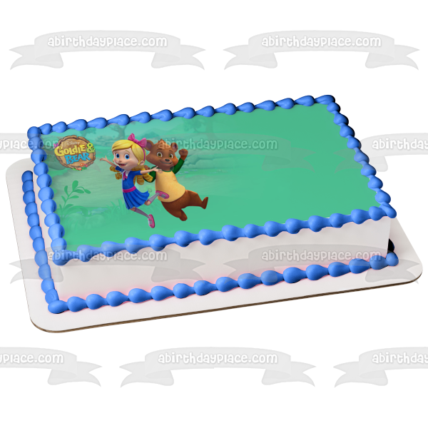 Goldie and the Bear Edible Cake Topper Image ABPID05543