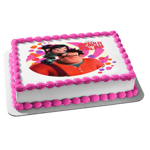 Disney Wreck-It Ralph Vanellope Gum Drops Edible Cake Topper Image ABPID05586