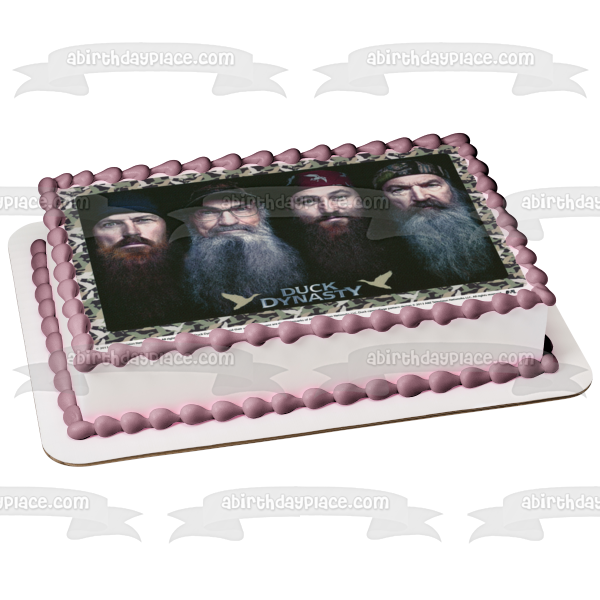 Duck Dynasty Robertson Family Duck Commander Silas Phil Jeptha and Willie Edible Cake Topper Image ABPID05605