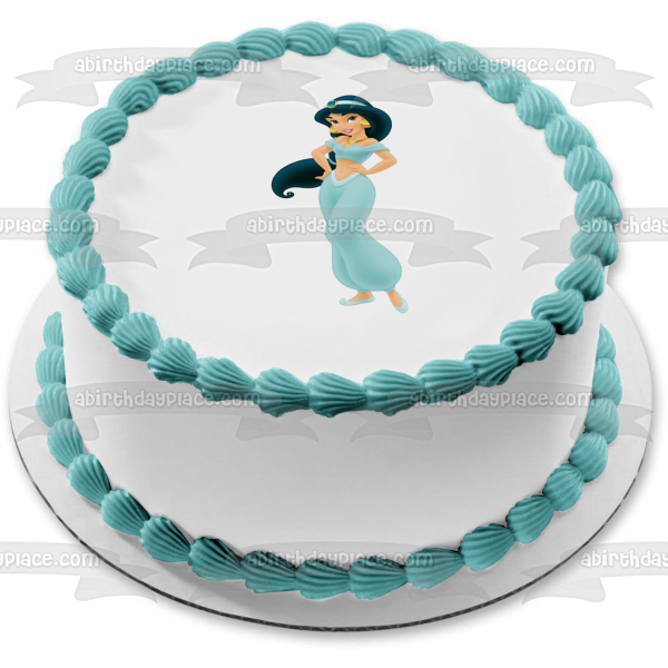 Aladdin Princess Jasmine from  Agrabah Edible Cake Topper Image ABPID05616