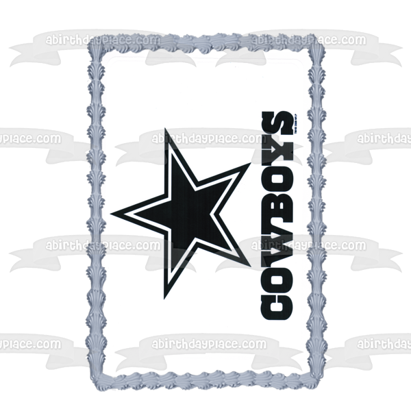 Dallas Cowboys Logo Football NFL Star Edible Cake Topper Image ABPID05 – A Birthday Place dallas-cowboys-logo-football-nfl-star-edible-cake-topper-image-abpid05-a-birthday-place