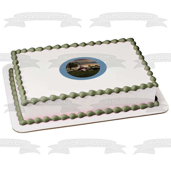 Vampire Diaries Ian Somerhalder and Damon Salvatore Edible Cake Topper Image ABPID05712