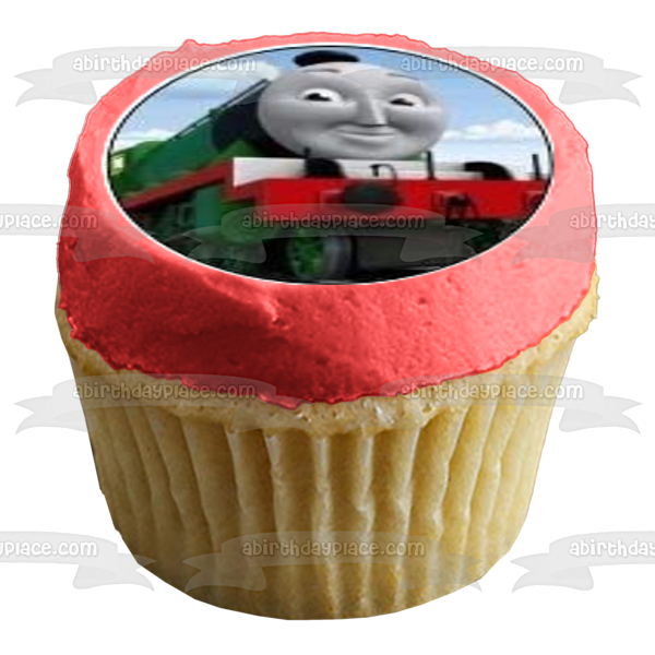 Thomas & Friends Thomas the Tank Engine Edible Cupcake Topper Images ABPID01023