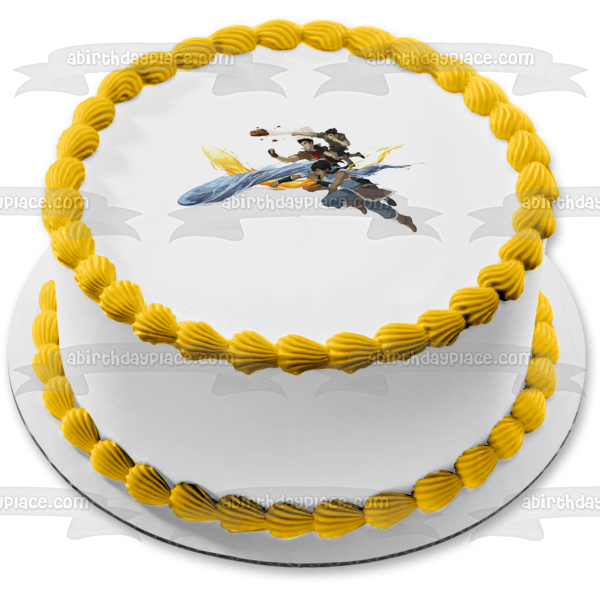 Avatar Legend of Korra Mako and Firebending Edible Cake Topper Image ABPID05719