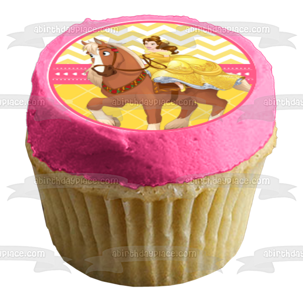 Disney Beauty and the Beast Chanelle Edible Cupcake Topper Images ABPID01074
