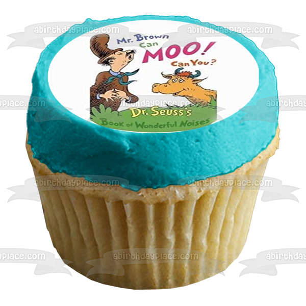 Dr. Seuss the Lorax The Cat in the Hat and Horton Hears a Who Edible Cupcake Topper Images ABPID01641