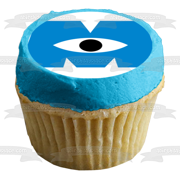 Monsters Inc James P. 'Sulley' Sullivan Mike Wazowski and Boo Edible Cupcake Topper Images ABPID01800
