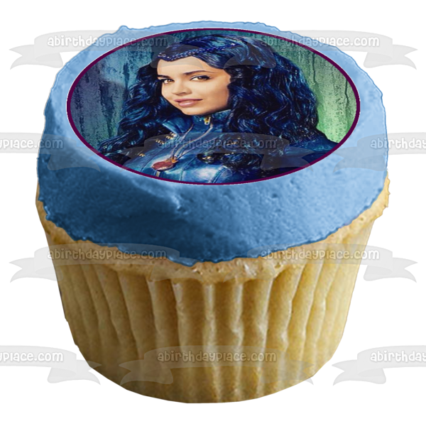 Descendants 2 Mal Carlos Evie and Jay Edible Cupcake Topper Images ABPID03190