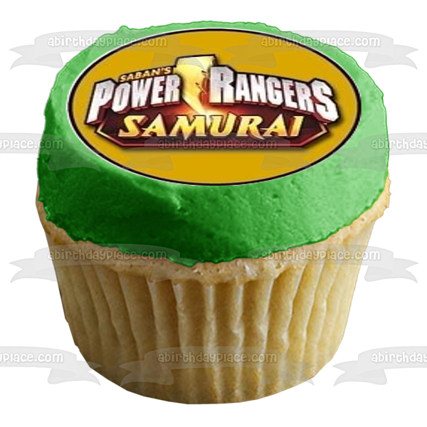 Power Rangers Super Samurai Red Ranger Jayden and Blue Ranger Kevin Edible Cupcake Topper Images ABPID03297